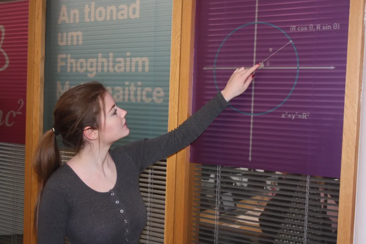 Fourth year actuarial mathematics student, Olivia McLoughlin
