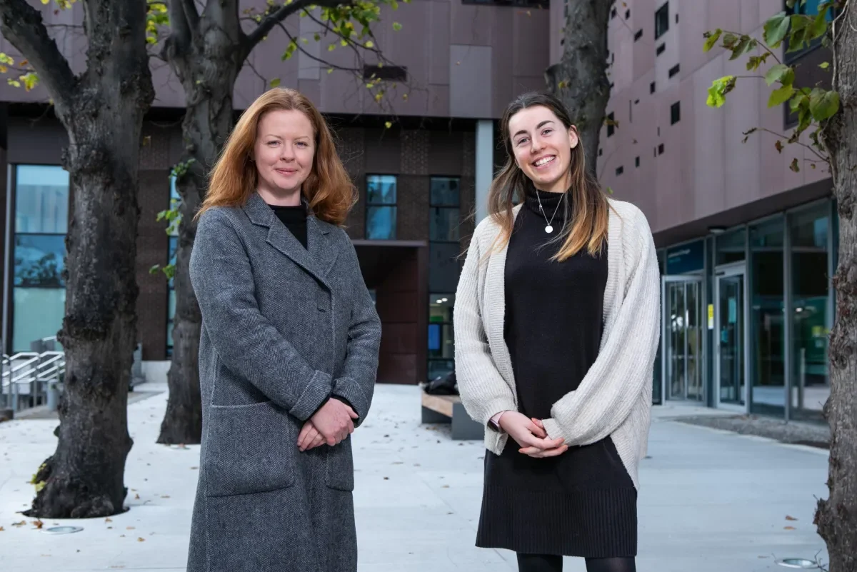 Sinéad McNally and Aisling Burke