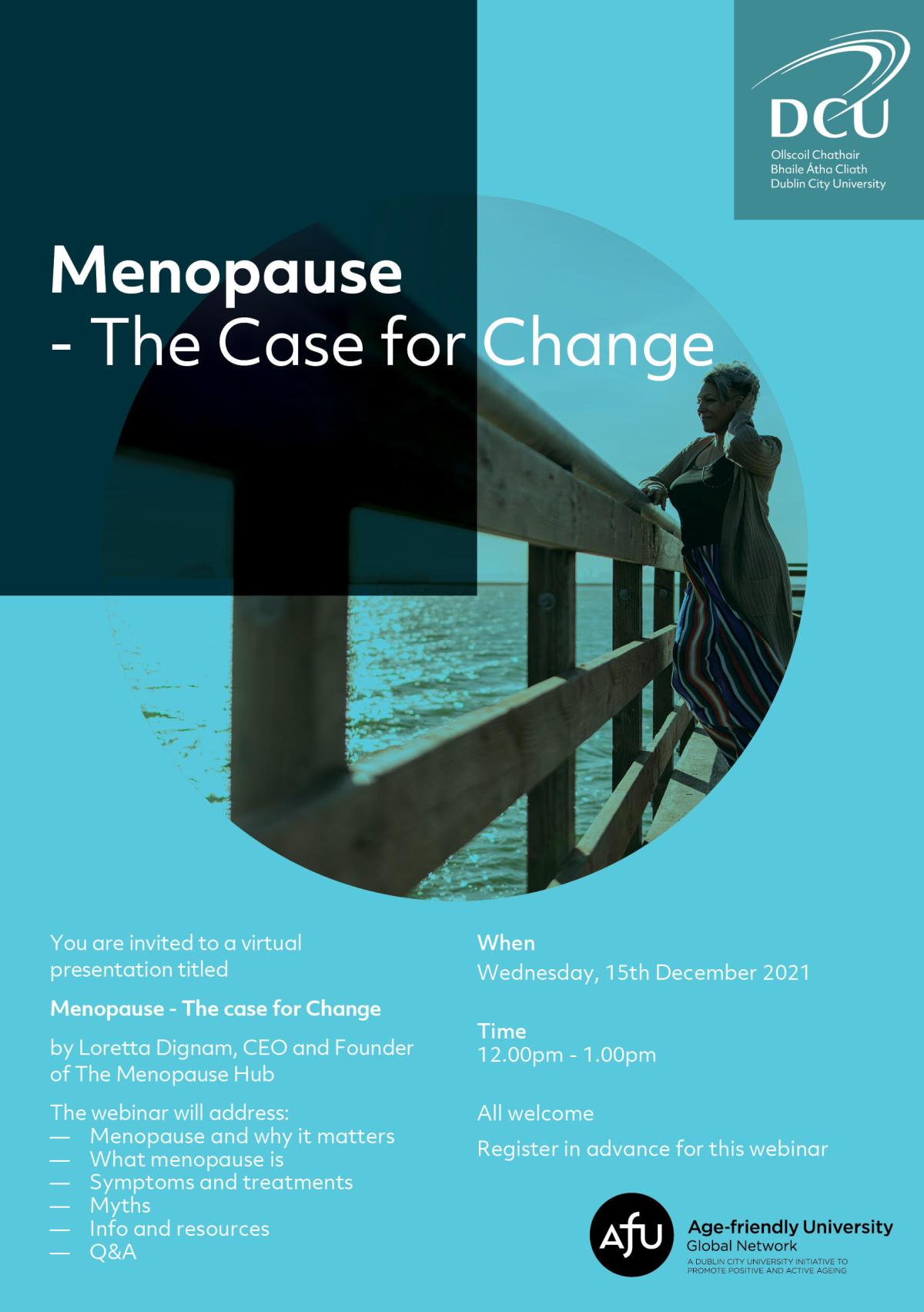 menopause the case for change