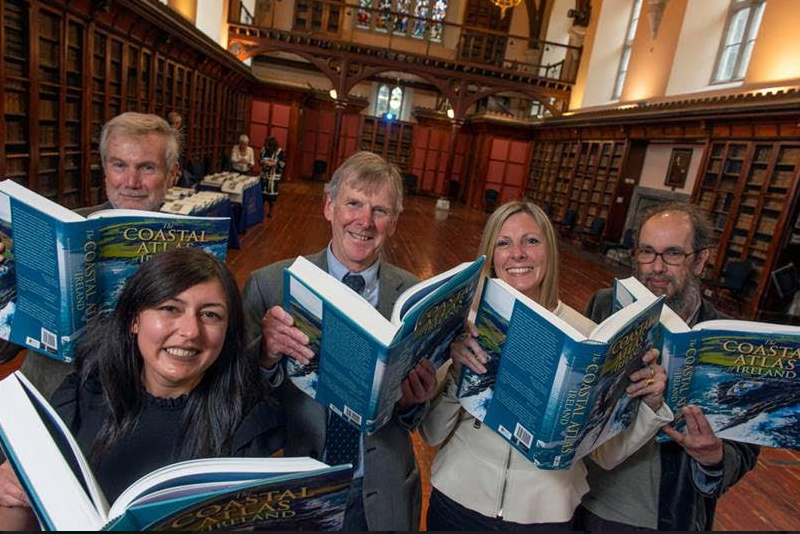 Editors of Coastal Atlas of Ireland - Robert Devoy, Val Cummins, Barry Brunt, Darius Bartlett and Sarah Kandrot