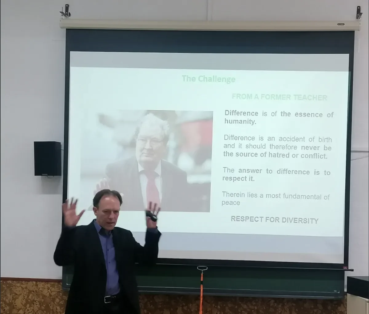 Dr Martin Brown Presenting 