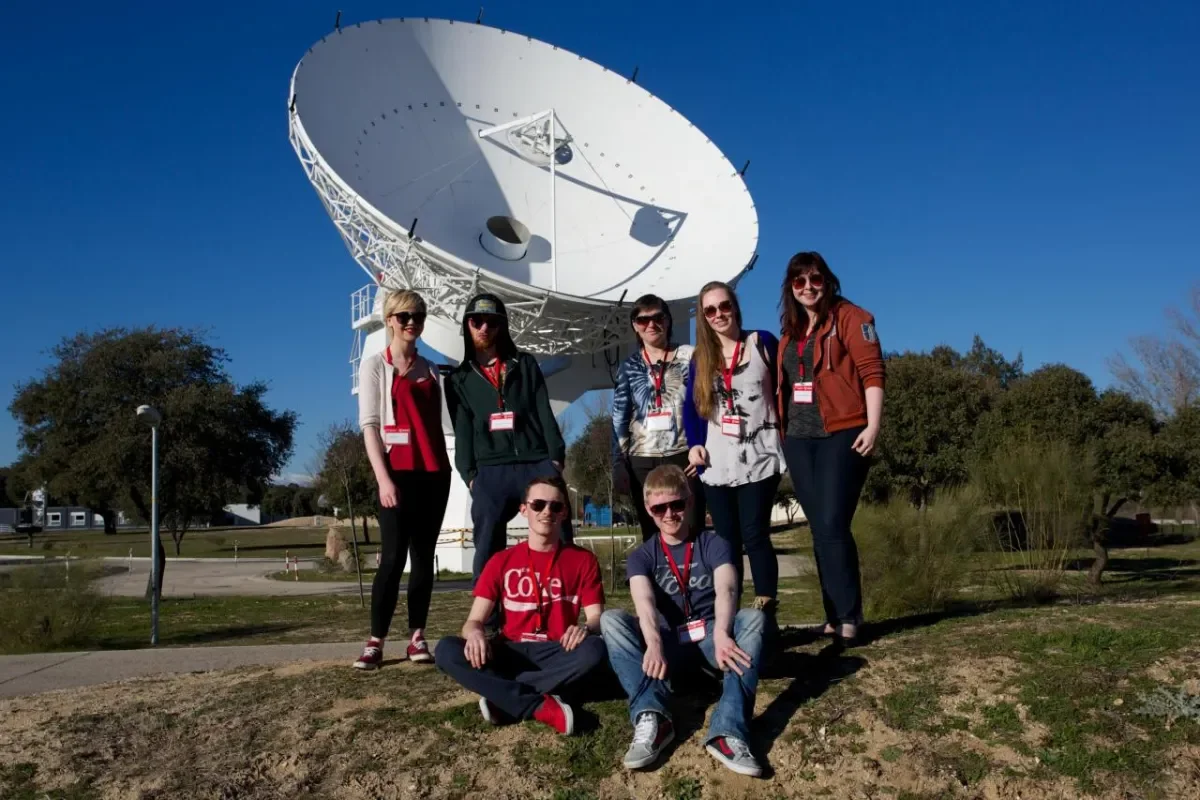 Students on a field trip