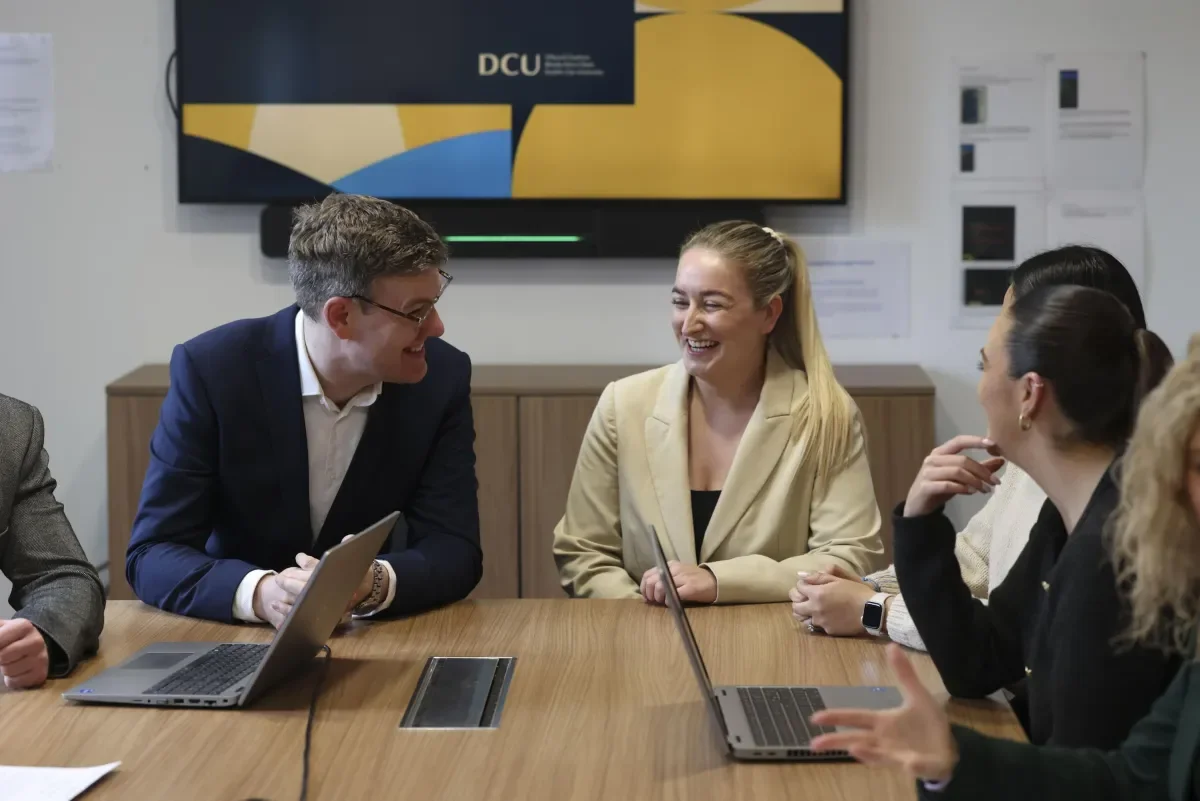 DCU staff at a training session