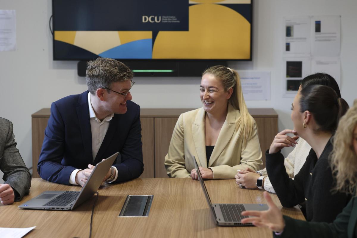 DCU staff at a training session
