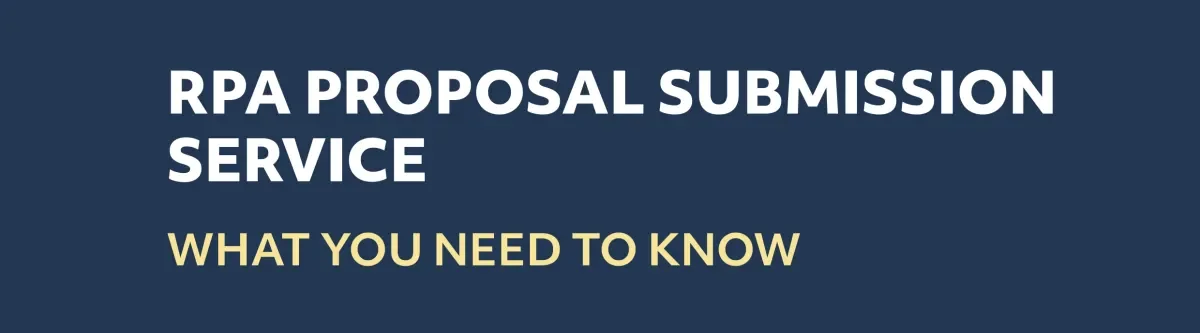 RPA Proposal Submission Service