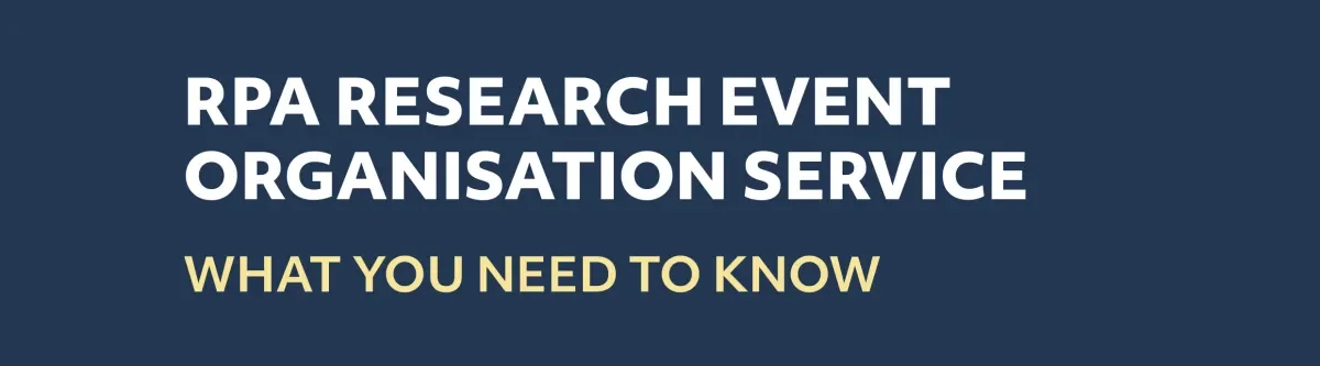 RPA Event Organisation Service