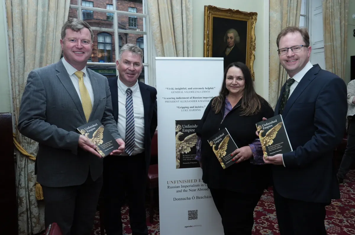 Malcom Byrne, Donnacha Ó Beacháin, Larysa Gerasko and James Lawless