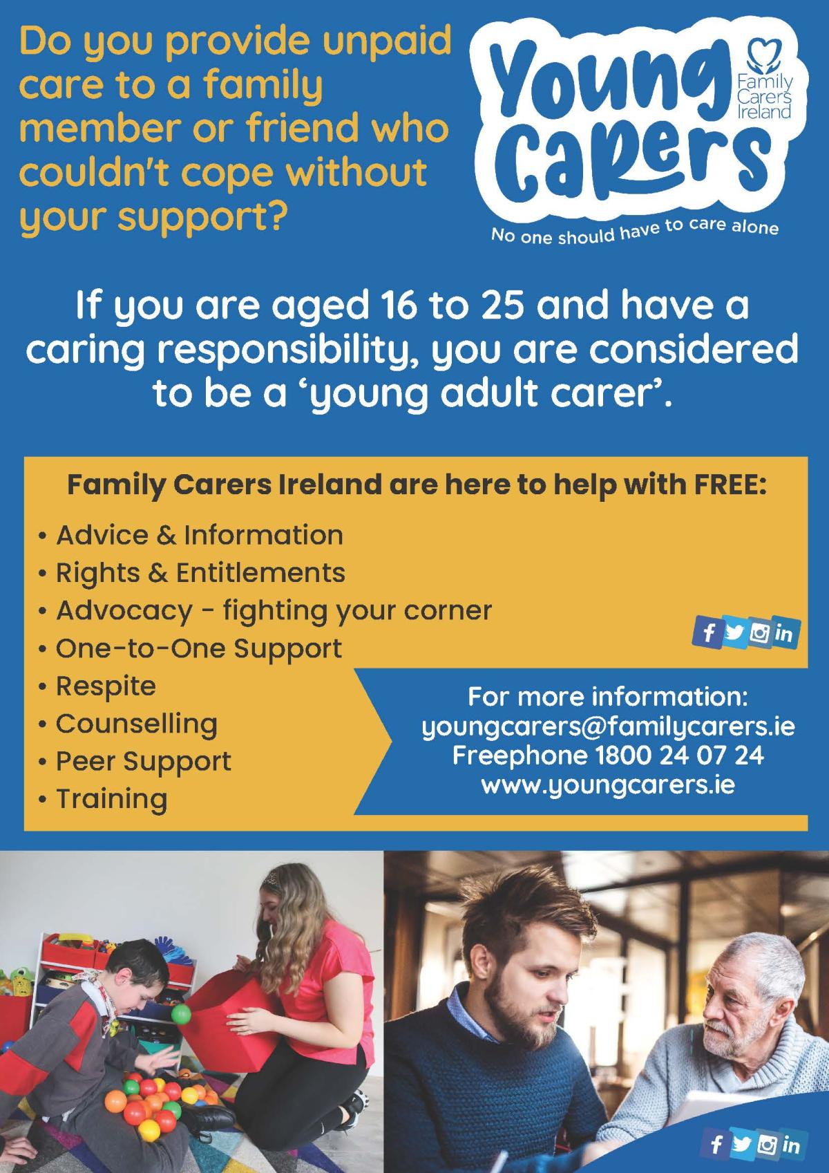 young adult carers