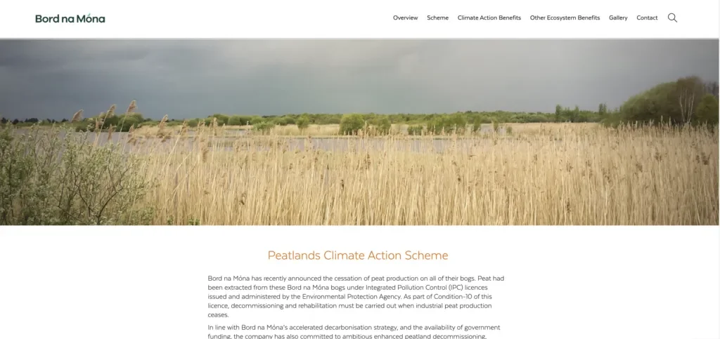 DCU Water: Peatlands Climate Action Scheme
