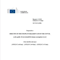 DCU Water: Proposal for a DIRECTIVE OF THE EUROPEAN PARLIAMENT AND OF THE COUNCIL