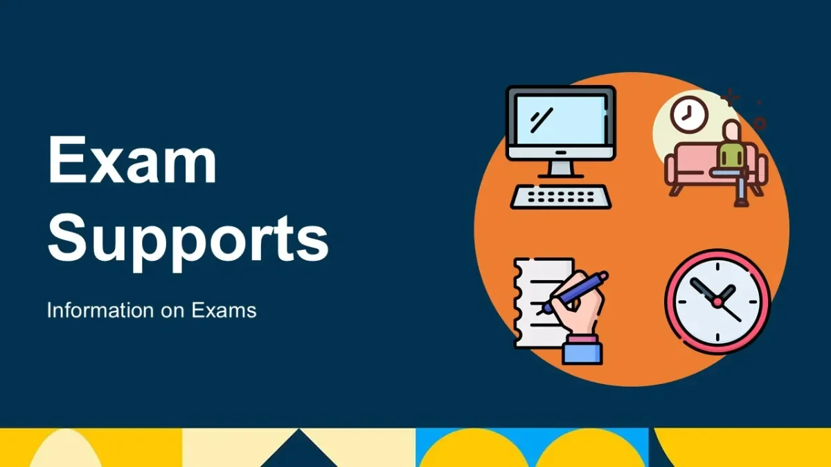 types of exam supports