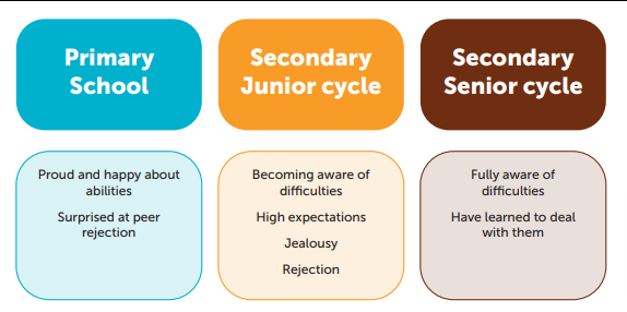 Figure 3.4 - Coping with the Social Experience of Giftedness Over Time 