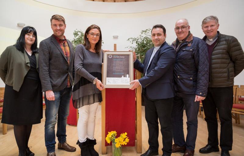 Chaplaincy and Student Services staff unveil DCU's Inter Faith Charter
