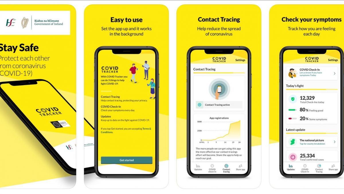 Over 2 million Irish people have downloaded the COVID tracking app