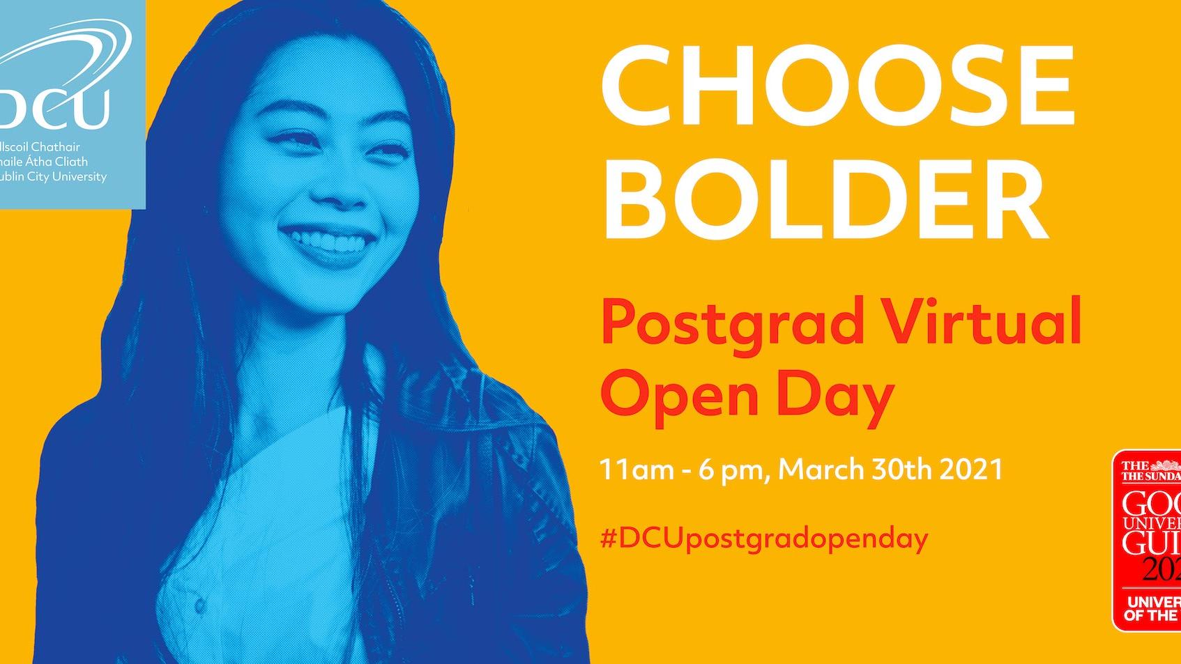 DCU Virtual Postgraduate Open Day