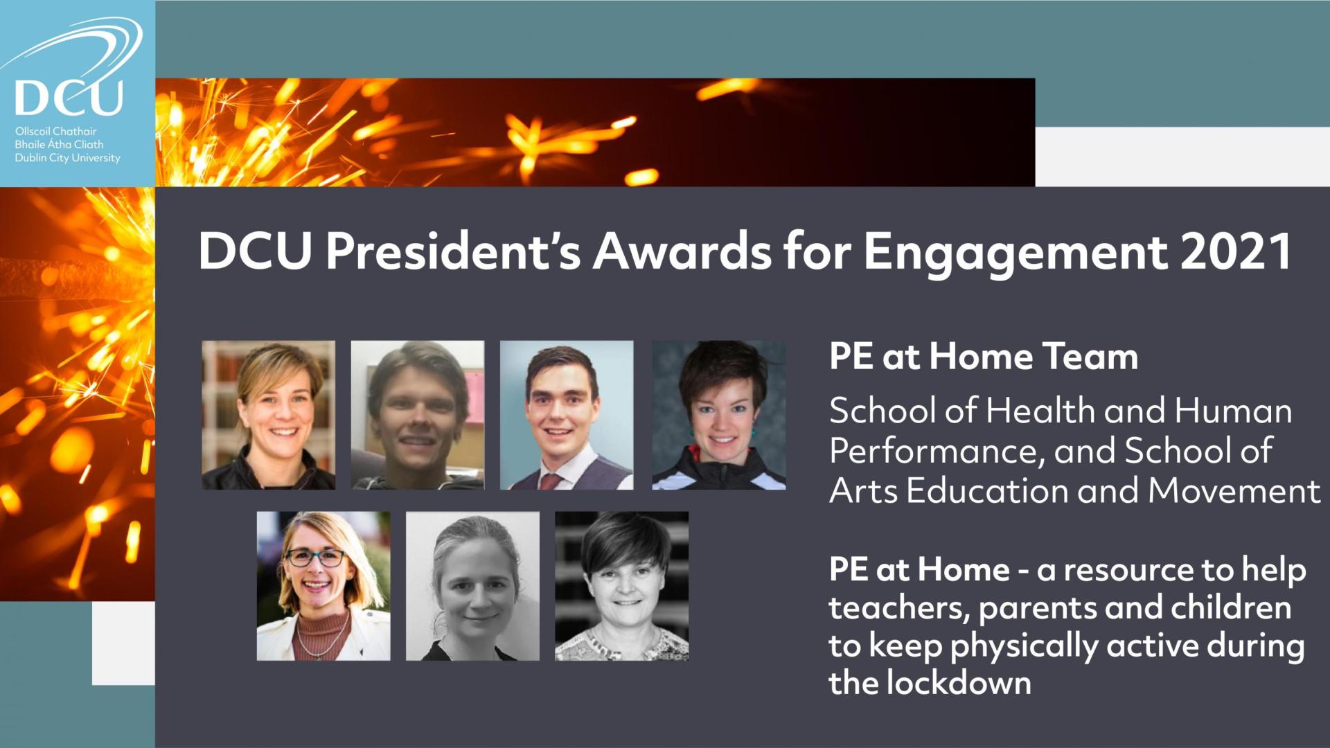 DCU President Awards Engagement - PE At Home