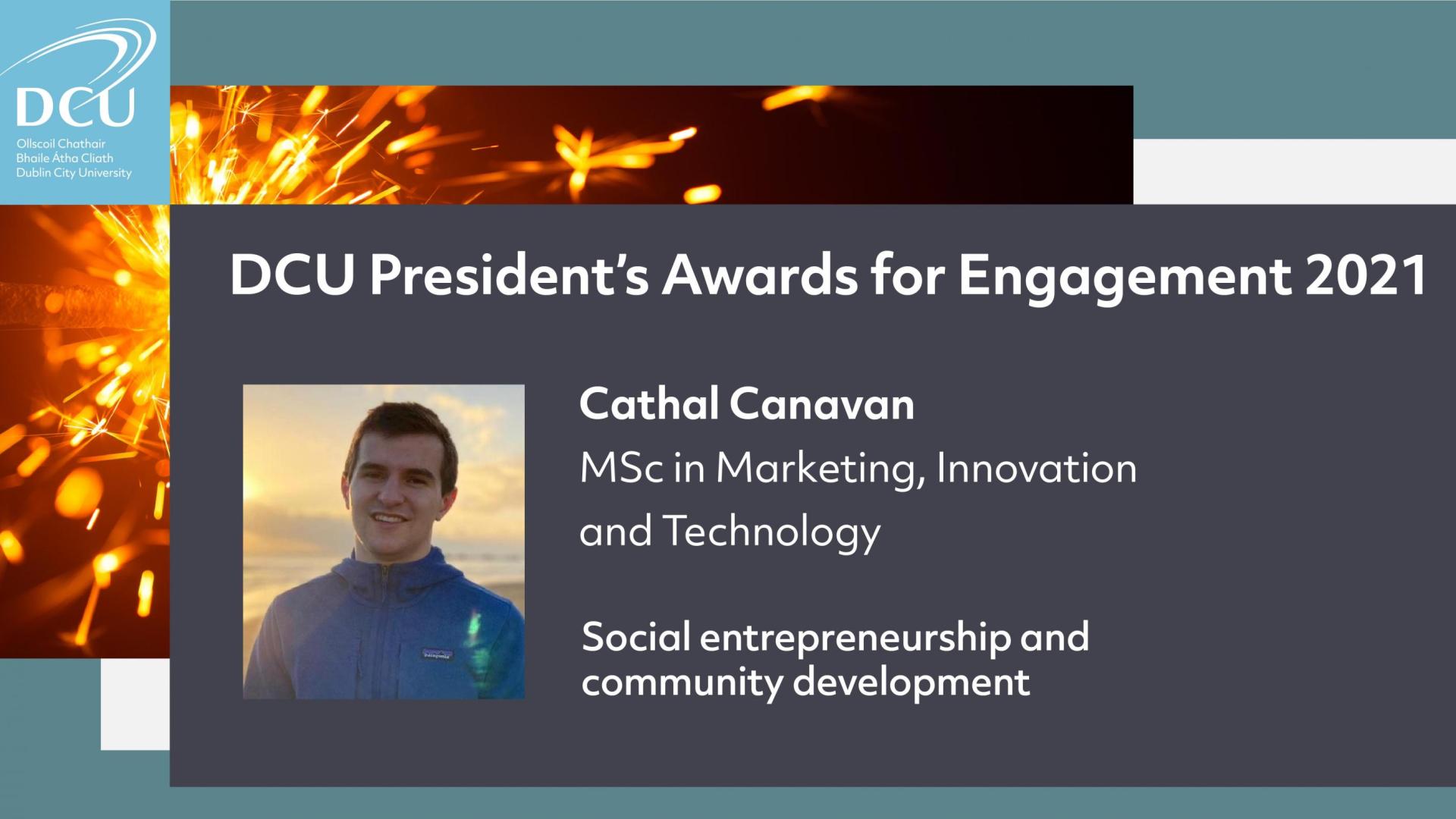DCU President Awards Engagement - Merit Student Award