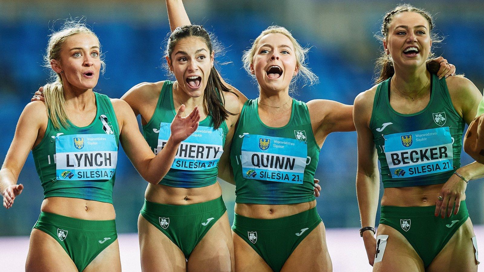 DCU Athletes at World Relays Dublin City University