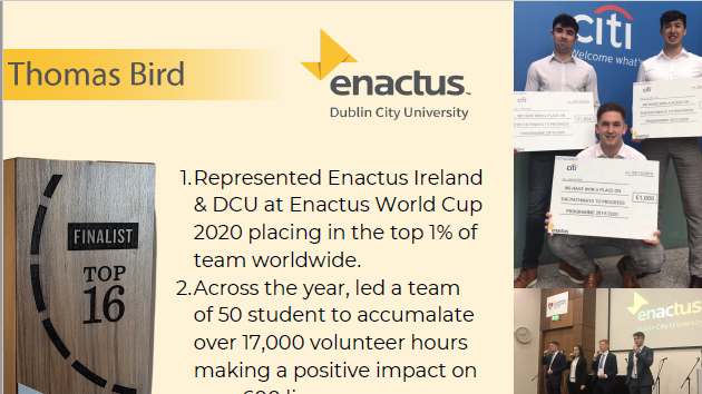 Poster DCU Presidents Awards for Engagement 2021