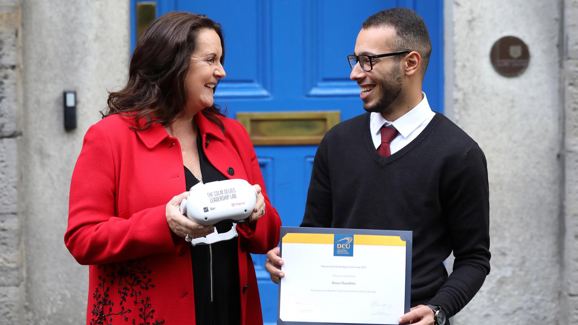 New virtual reality leadership lab in memory of Colm Delves puts DCU at the cutting edge