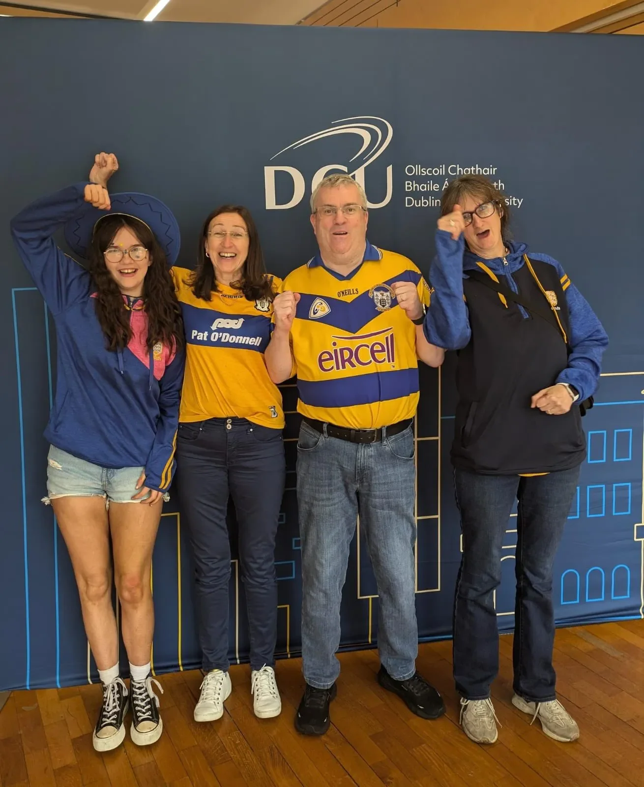 family at GAA event