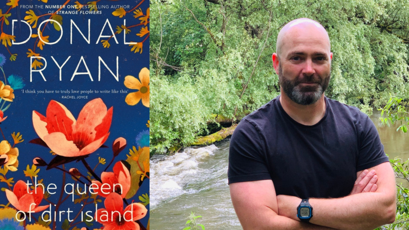 author donal ryan and image of his book cover