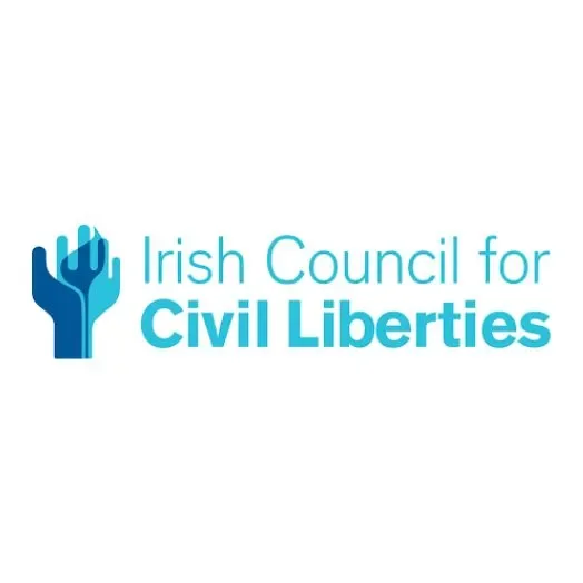 Shows Irish Council for Civil Liberties logo