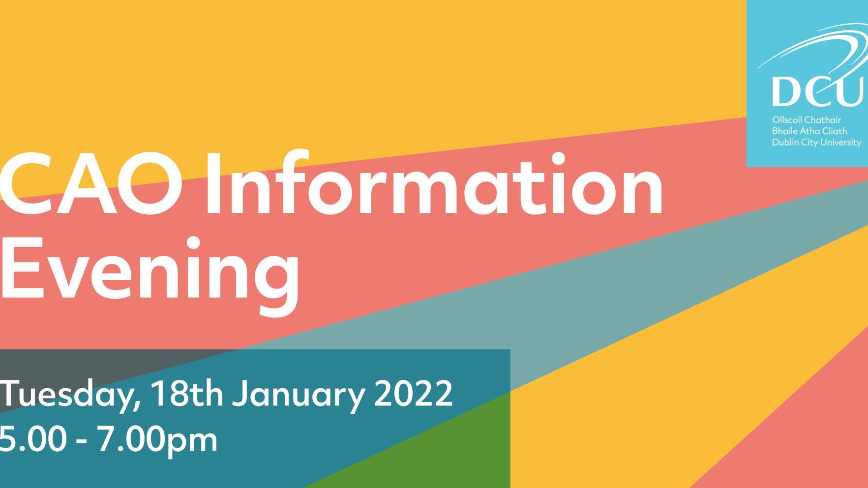 CAO Information Evening 2022