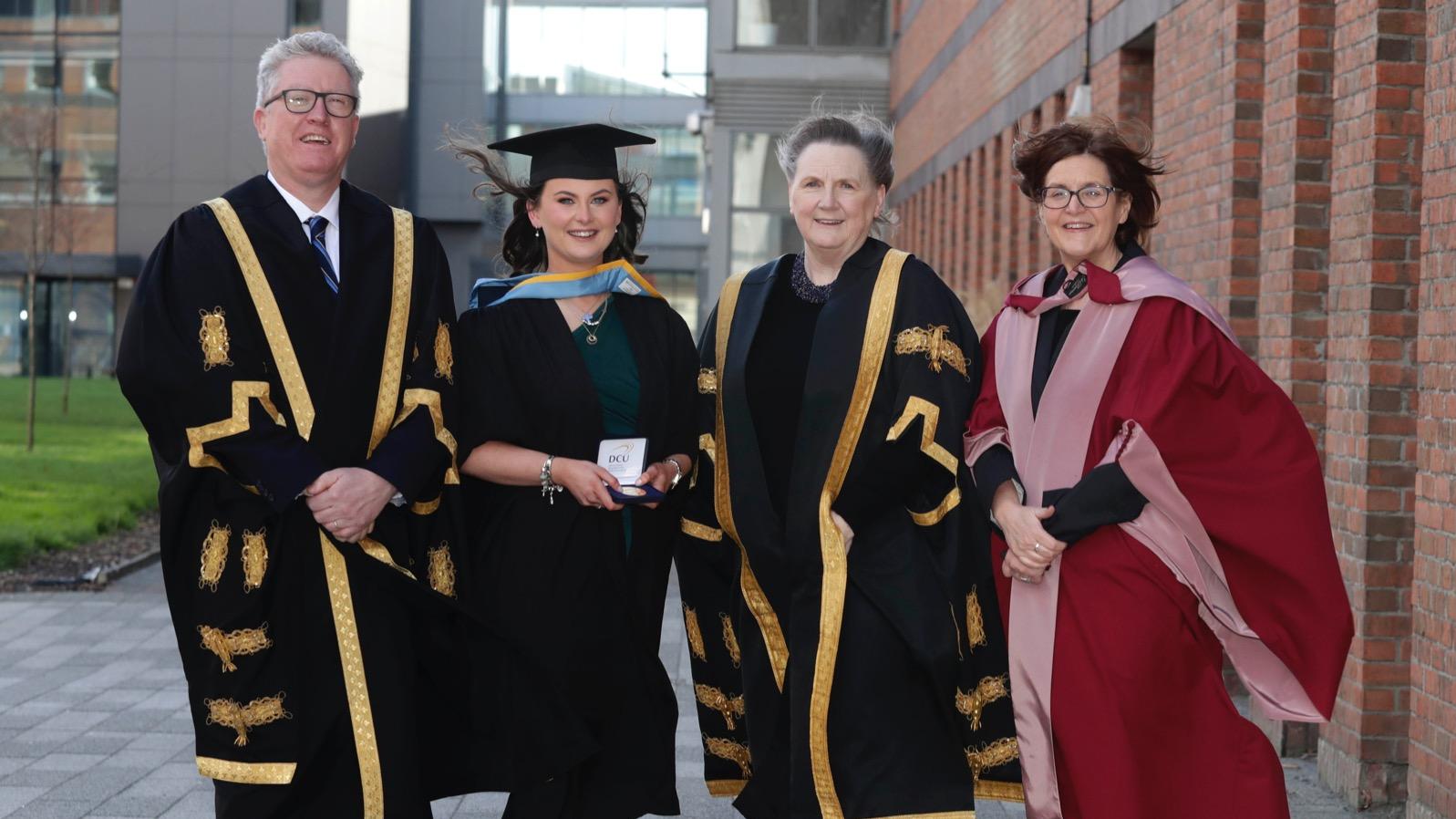 Outstanding student, inspiring teacher and talented Monaghan musician awarded DCU Chancellor’s Medal 