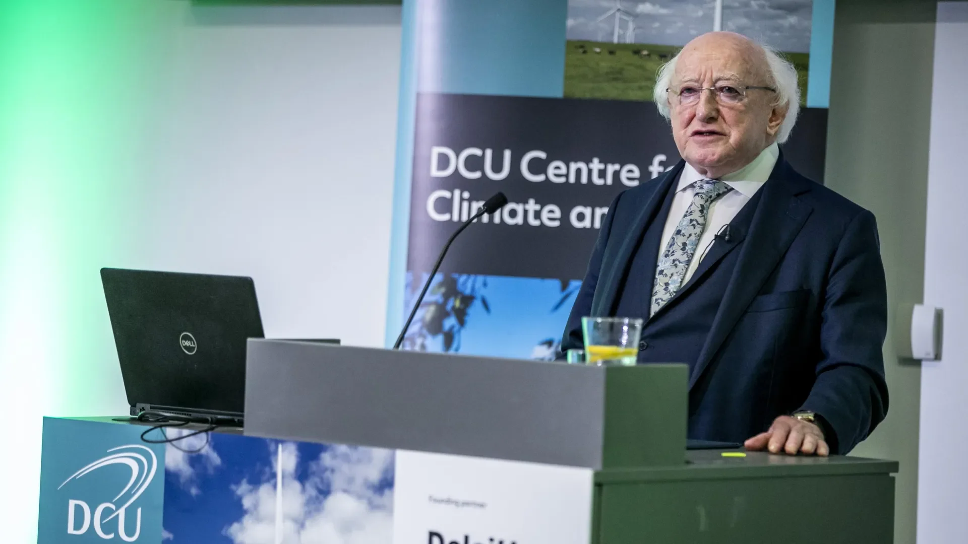 President Higgins addresses Ireland’s response to climate change at DCU’s Centre for Climate & Society inaugural conference 