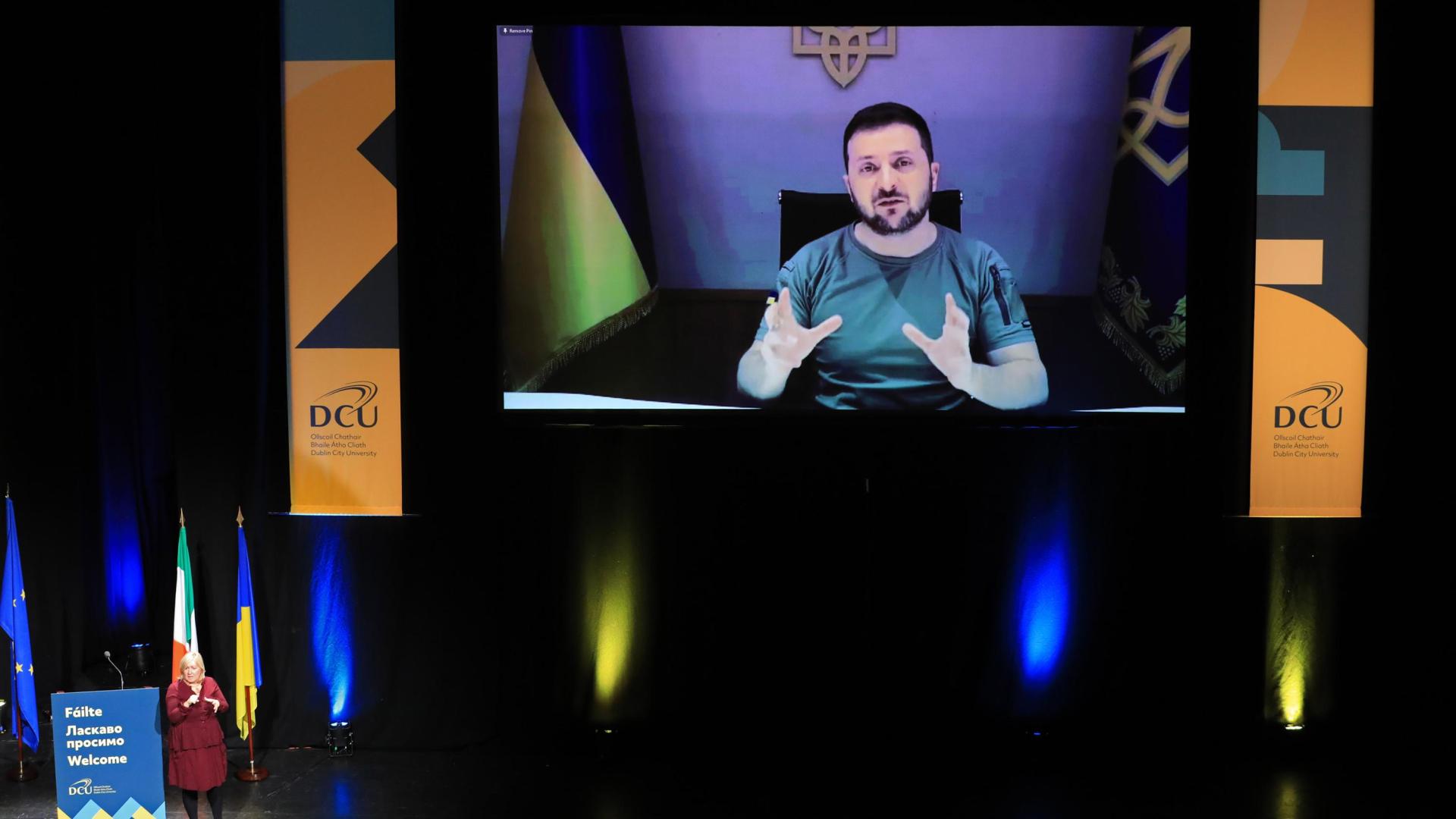 President Zelenskyy addresses The Helix