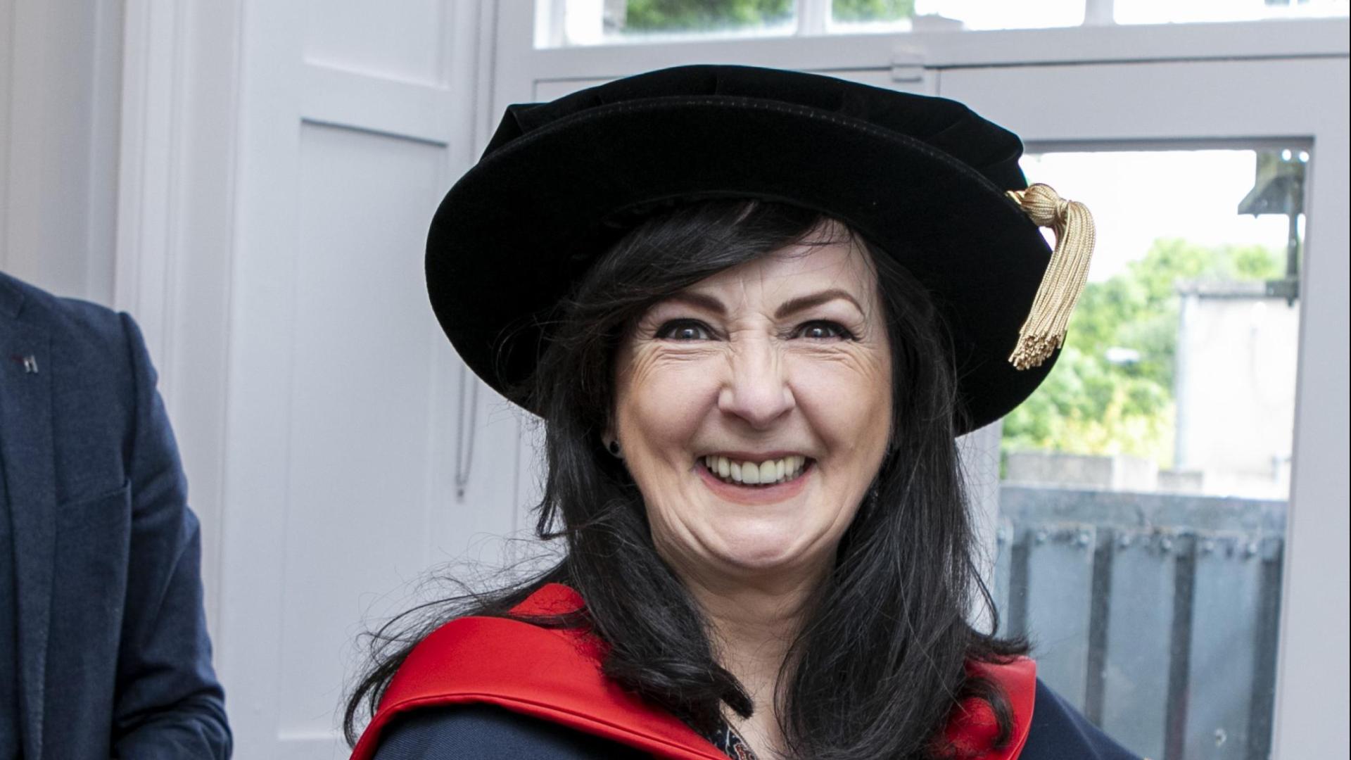 Moya Brennan receives an honorary doctorate from DCU, 2022