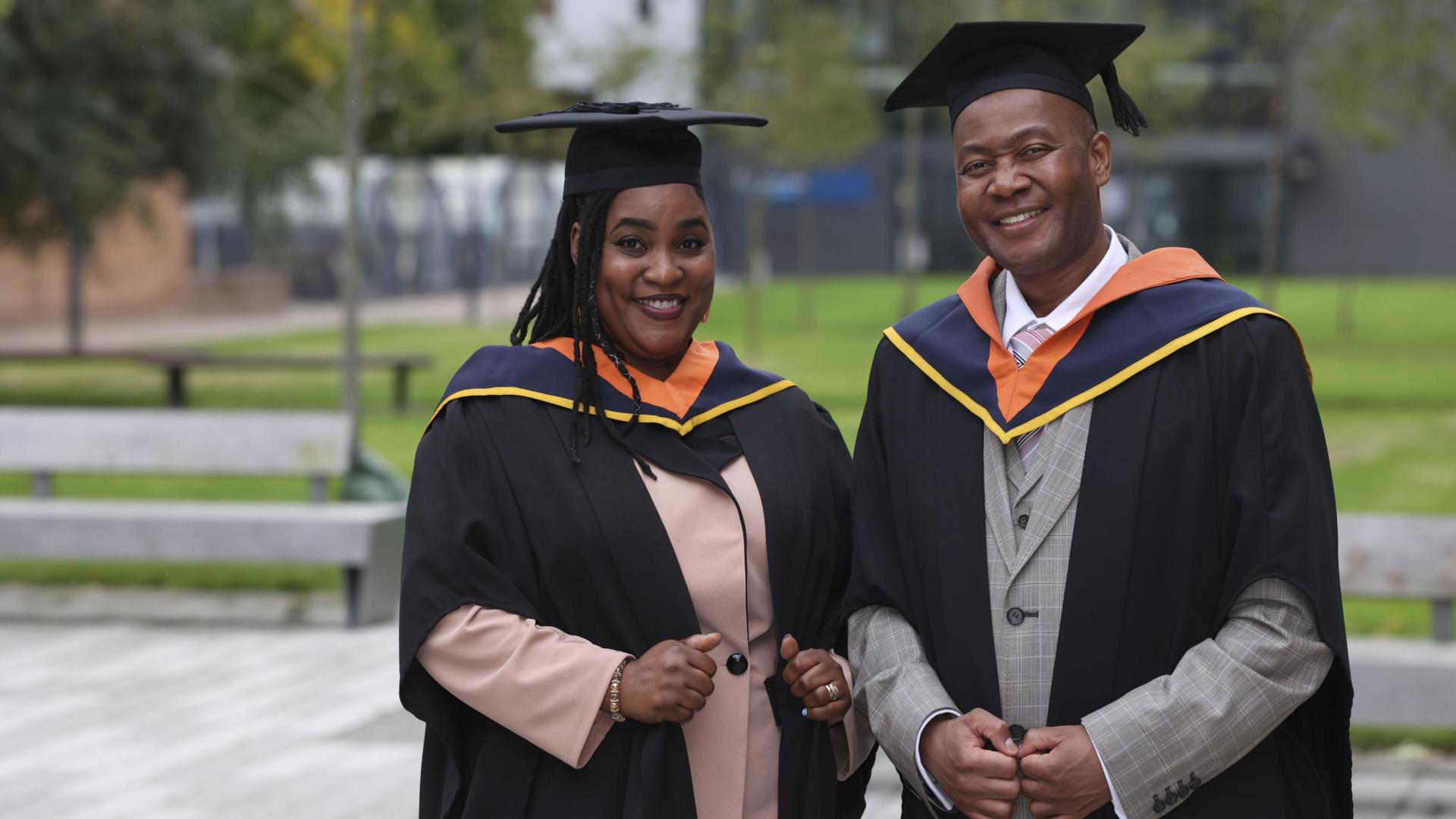 Olufunke Ollarinoye and Shepherd Machaya