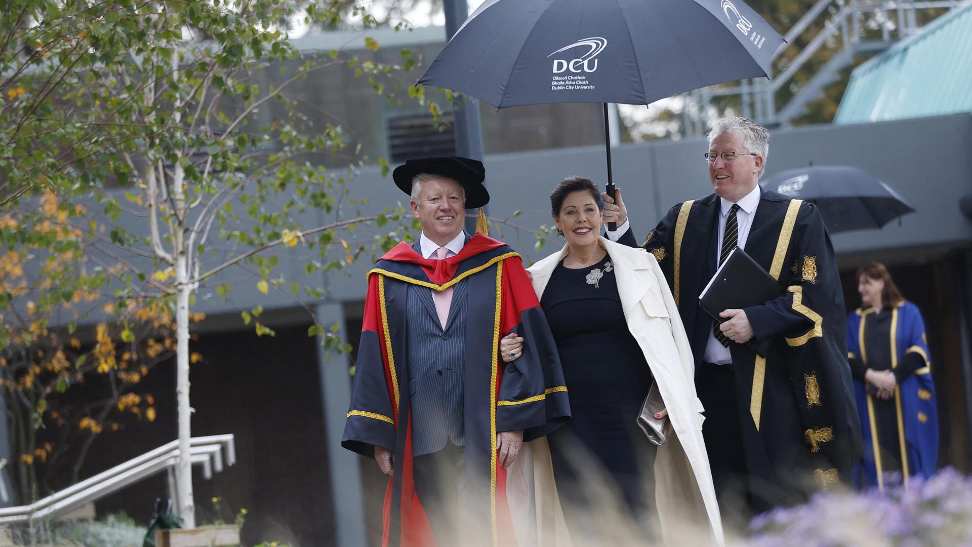 John Saunders, Jean Saunders and Prof Daire Keogh