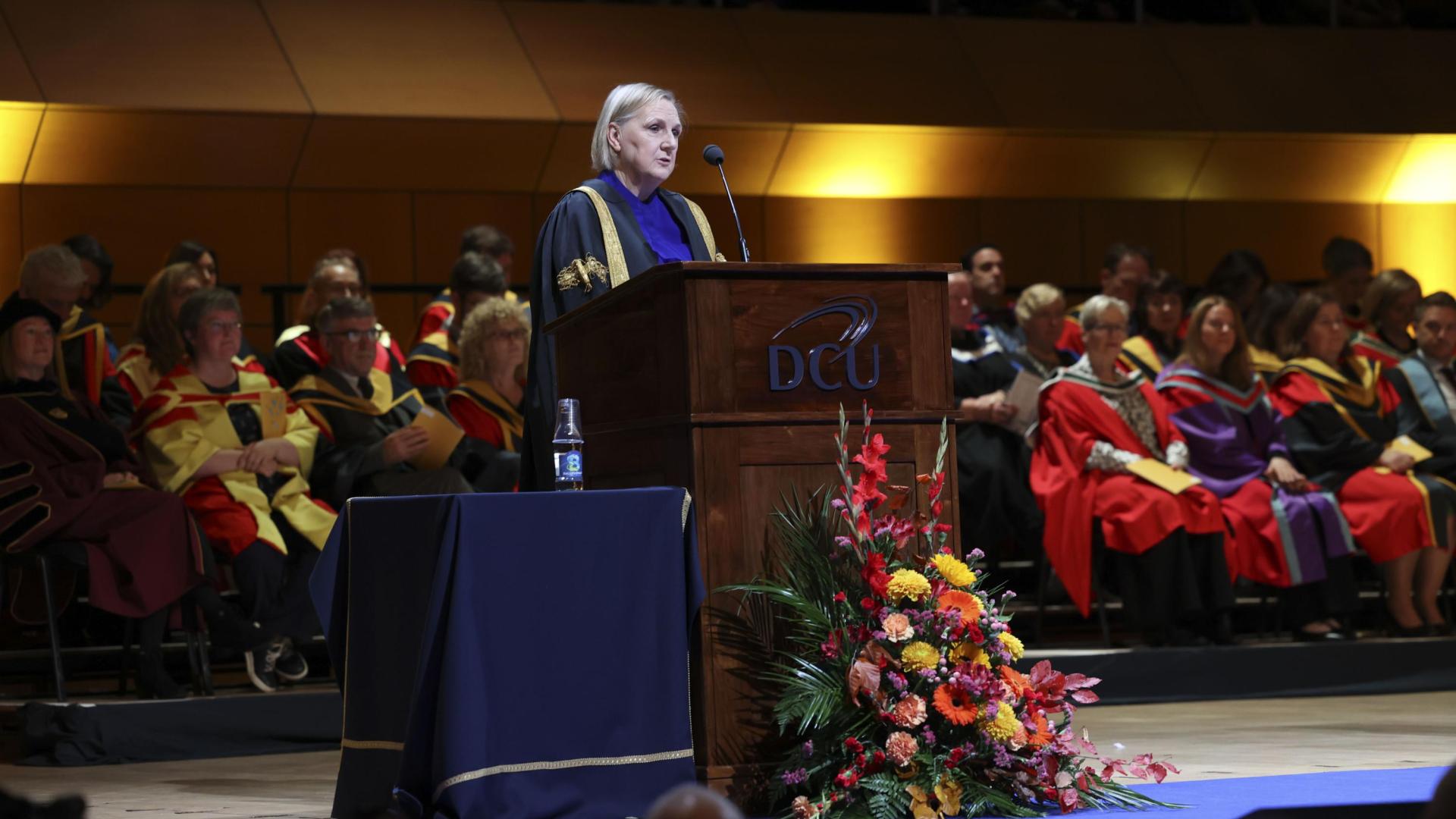 Chancellor Brid Horan at October 2023 graduations
