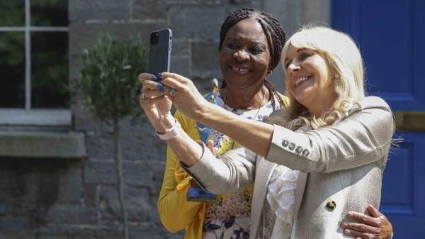 Meg Offiah and Miriam O'Callaghan