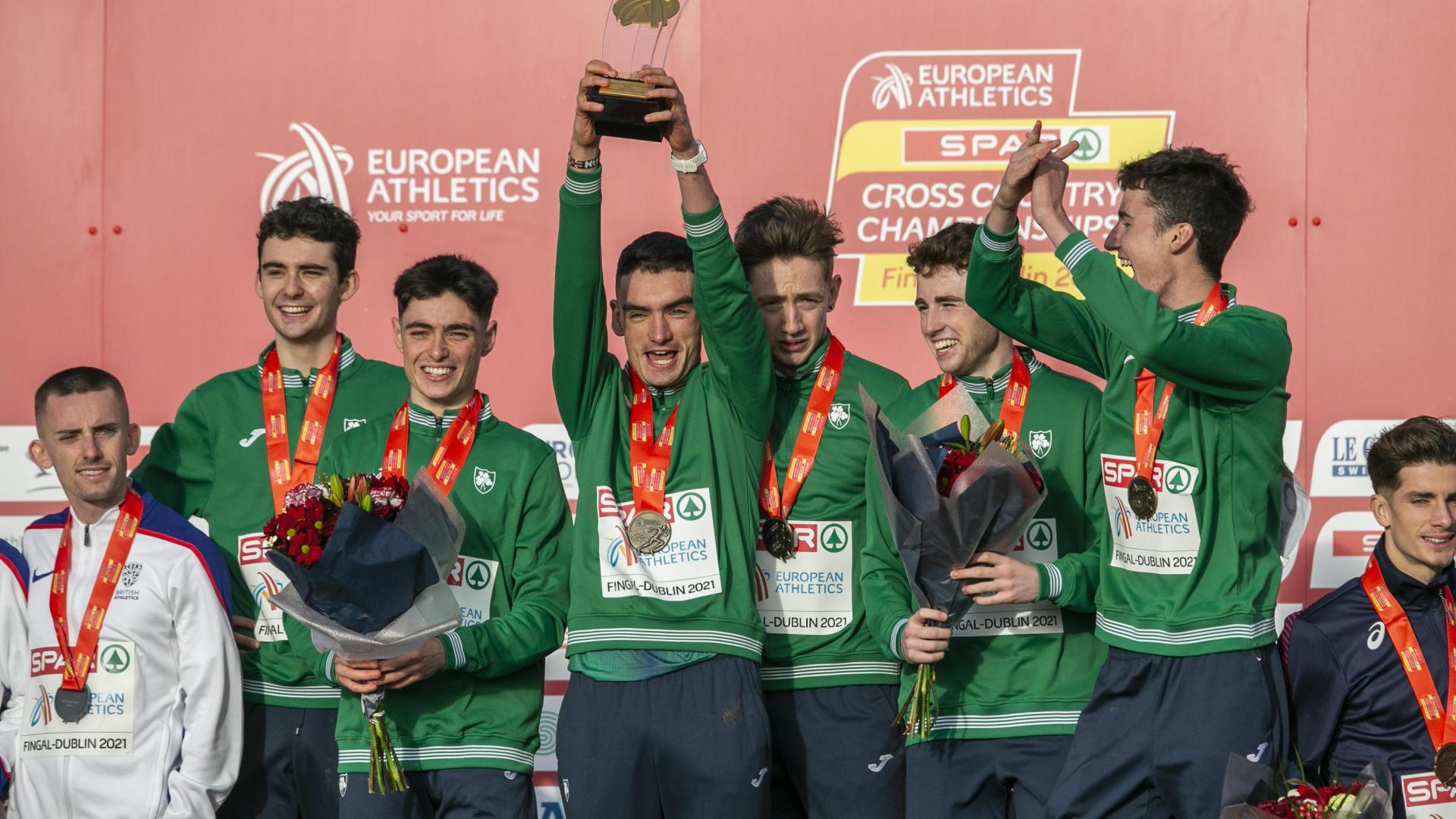 European Championships Podium