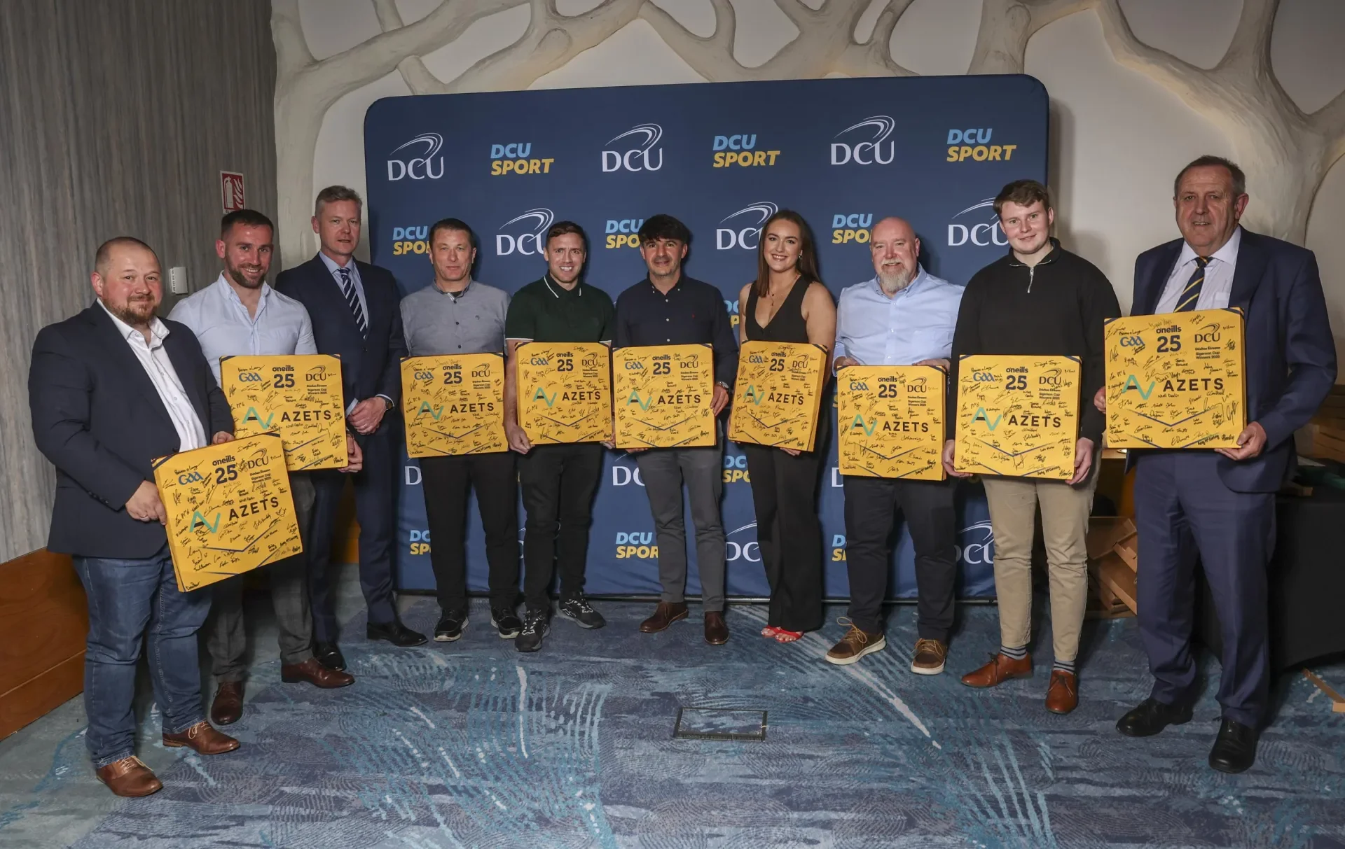 DCU Gaelic Games Sigerson Management team