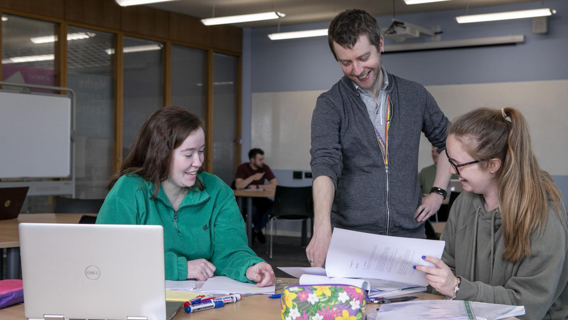 Students in the Maths Learning Centre