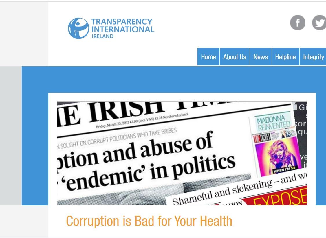 Corruption is bad for your health