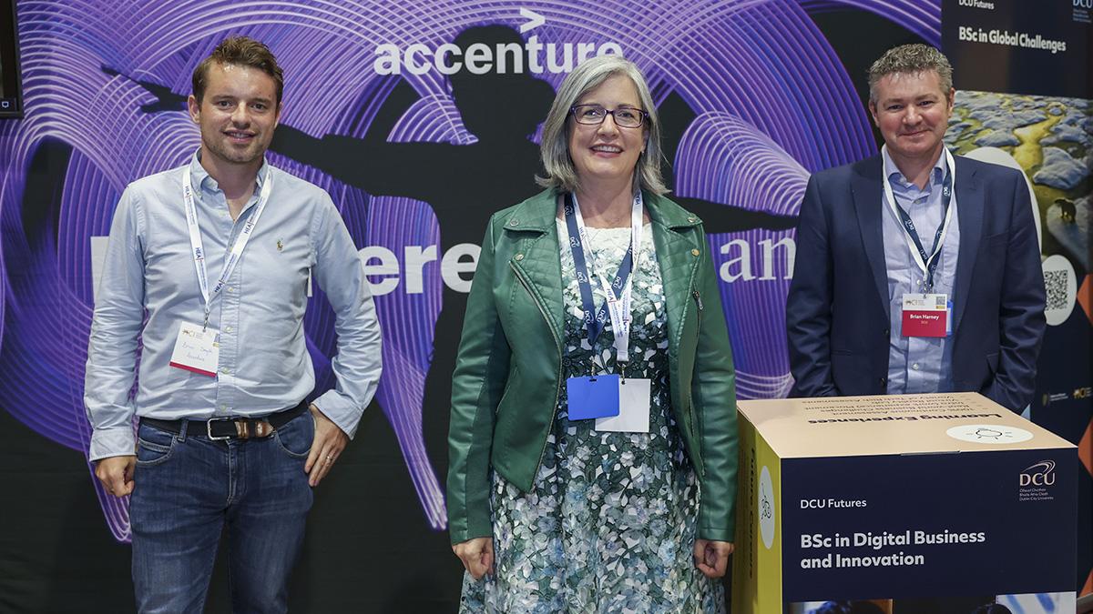 Brian Smyth (Accenture), Prof Blánaid White and Prof Brian Harney.