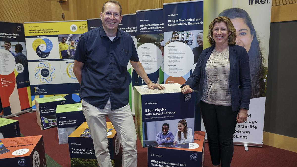 Dr Karsten Fleischer and Dr Jennifer McKenna, Intel.