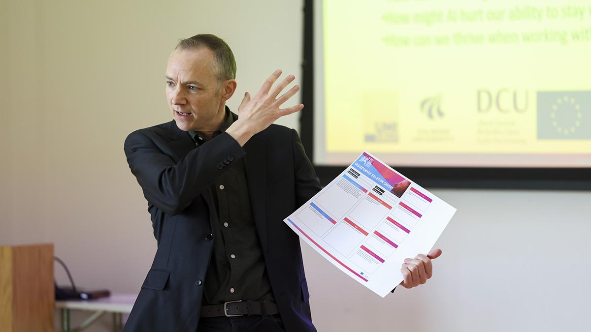 The project's principal investigator, Dr Eamon Costello of the School of STEM Education, Innovation and Global Studies in the DCU Institute of Education