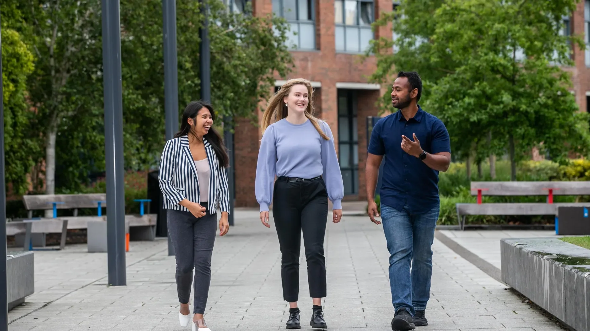 DCU students on campus