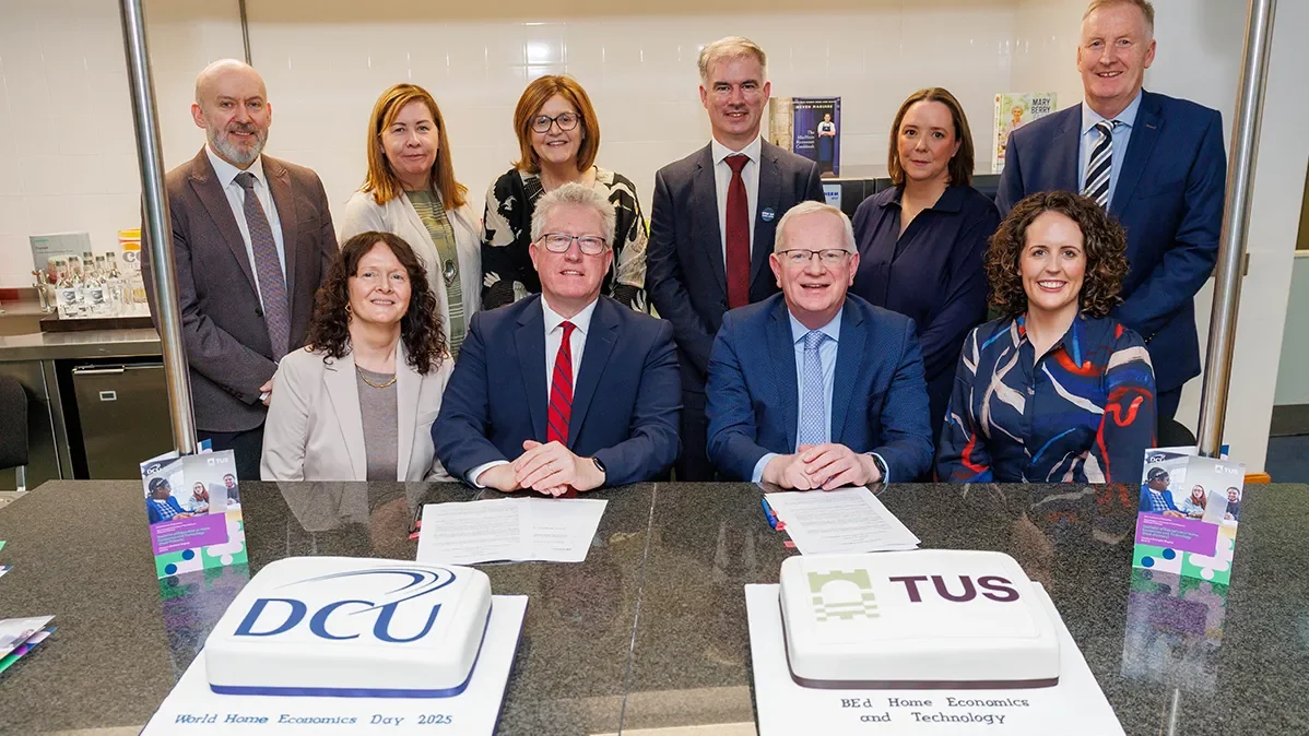 DCU and TUS launch new joint Home Economics and Technology teaching degree.