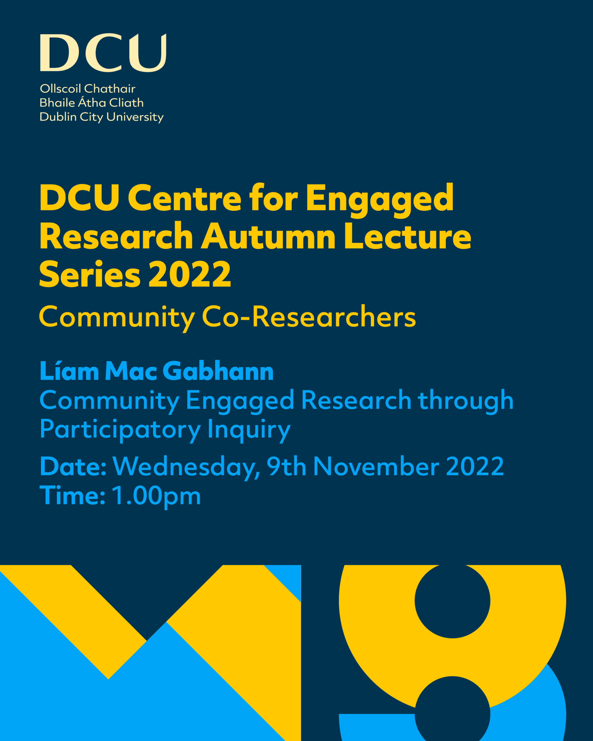 CER Autumn lecture series 2022