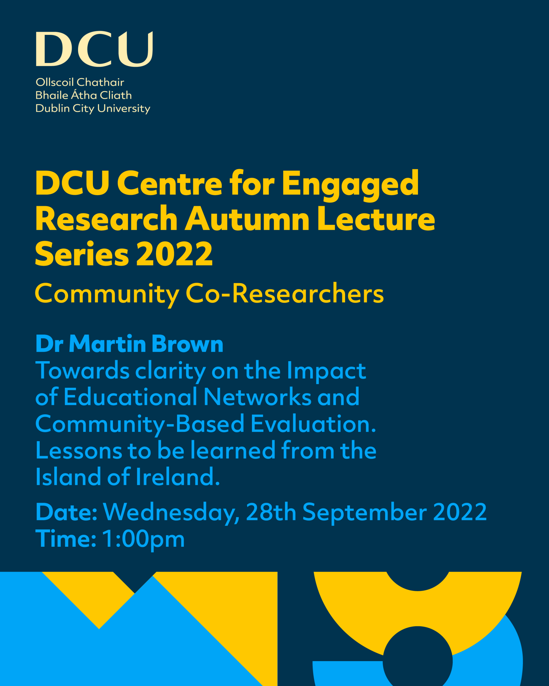 CER Autumn lecture series 2022, M. Brown 