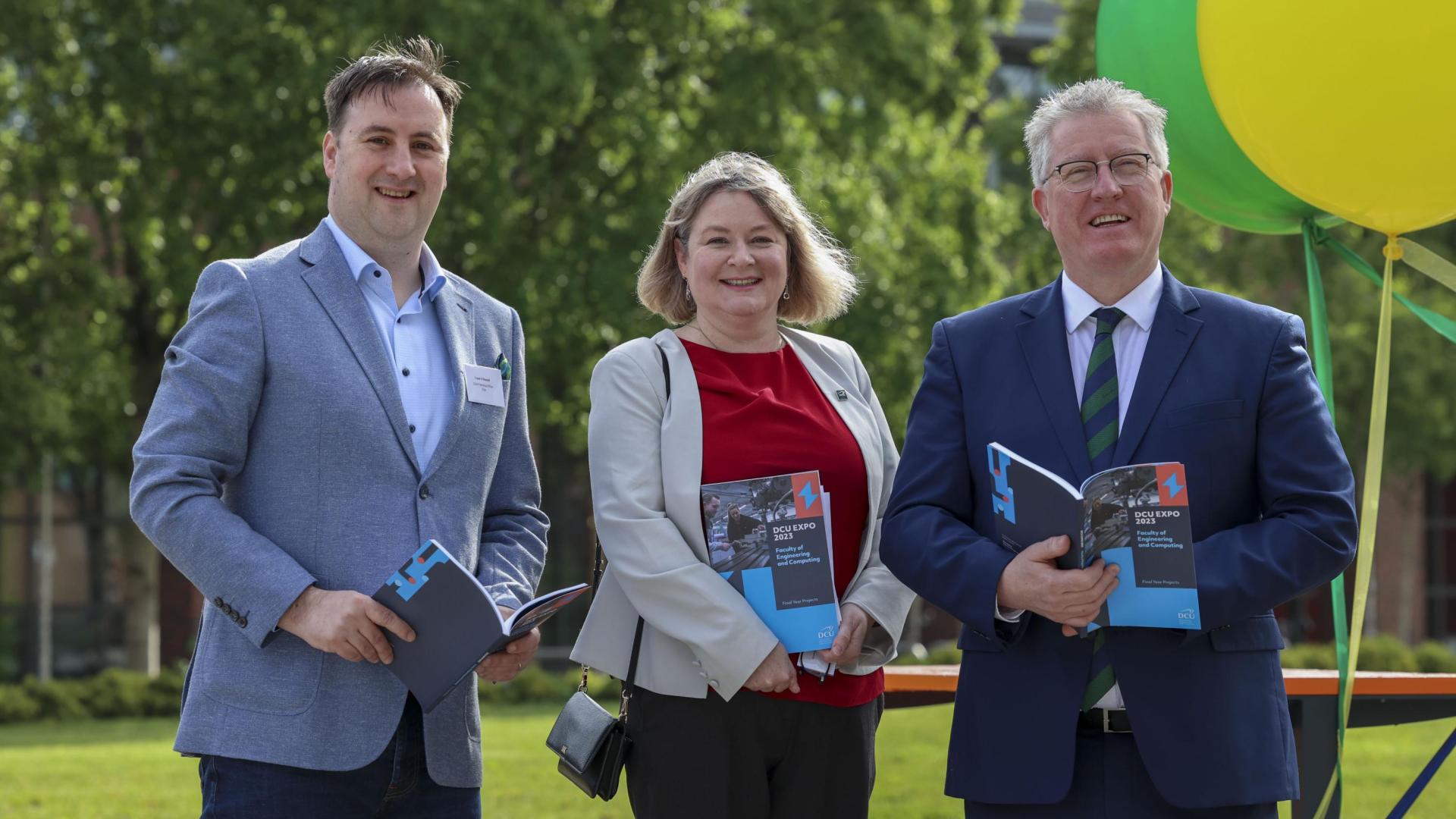 Image L- R: Conal O’Donnell (Ergo), Executive Dean Jennifer Bruton and Professor Daire Keogh