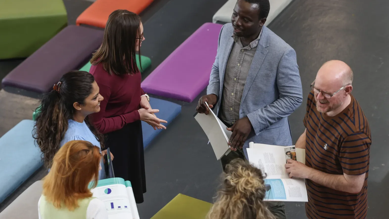 Image showing people talking to each other