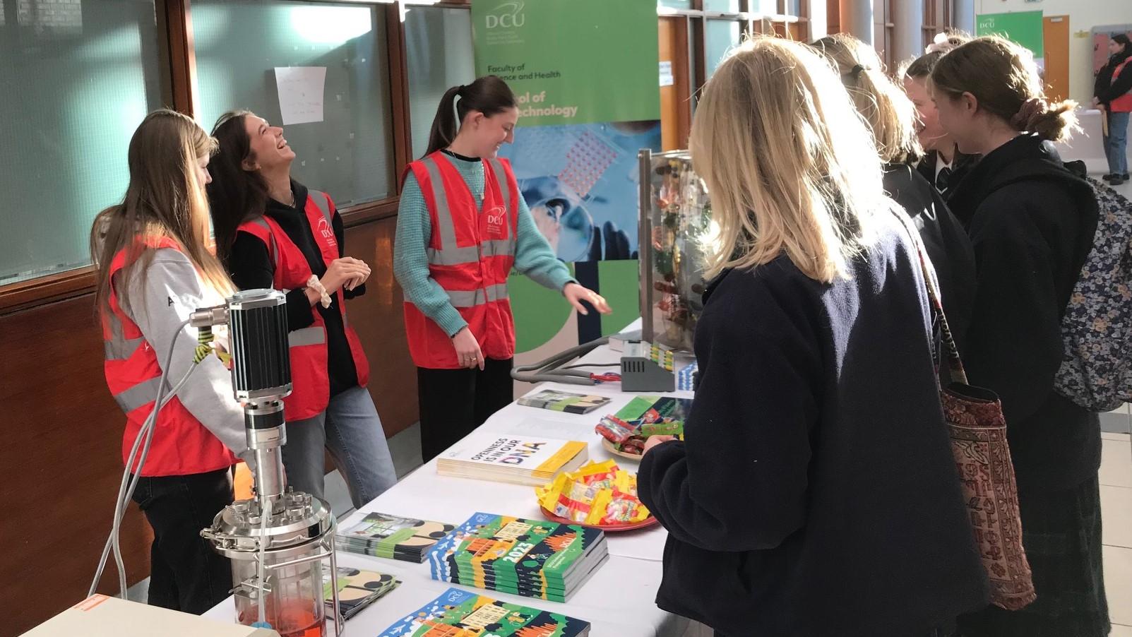 School of Biotechnology Open Day Stand
